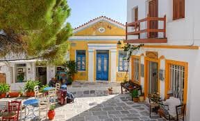 Küstenlandschaft auf der Insel Paros, Griechenland